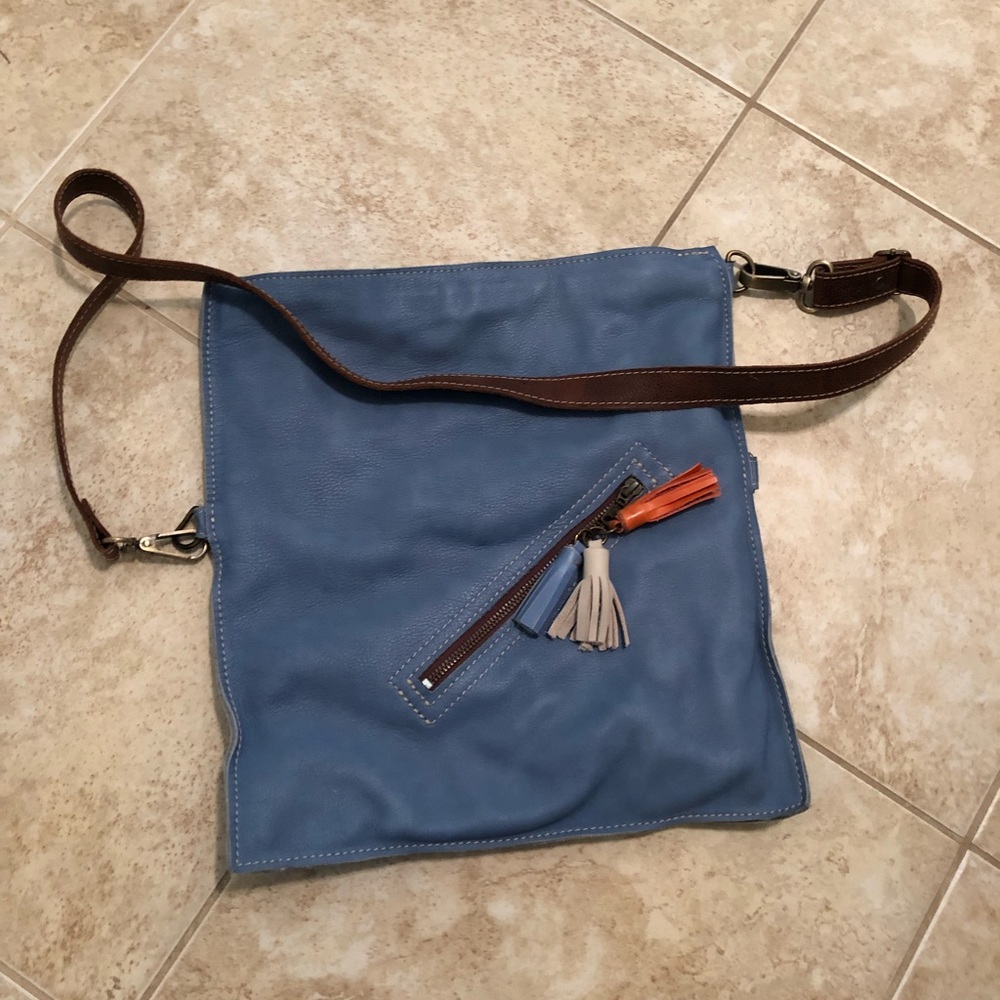 Genuine leather crossbody bag